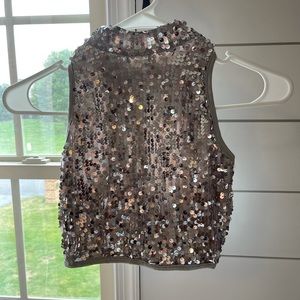 Sequence High Neck Crop Top